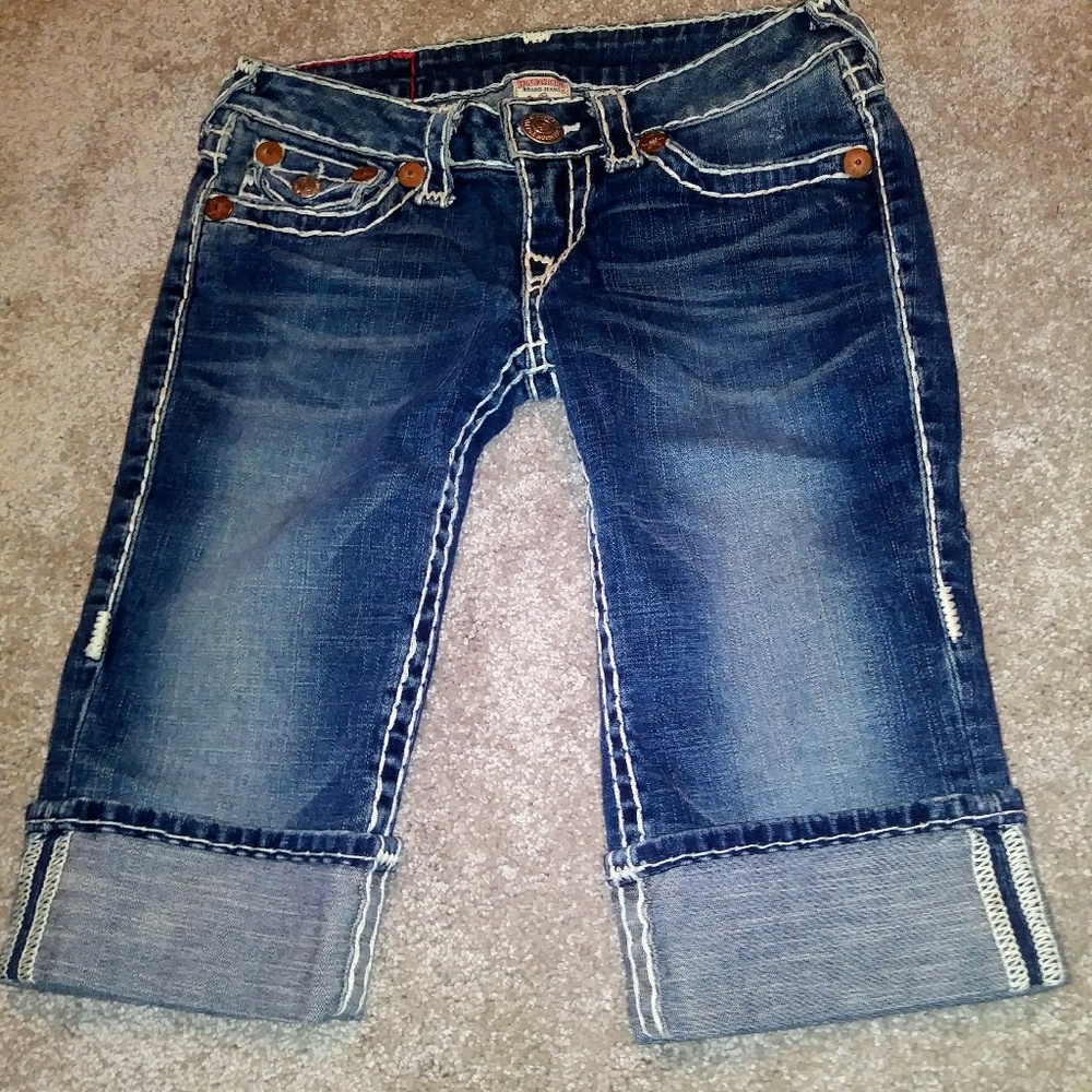 True Religion Sophie Super T Shorts size 25